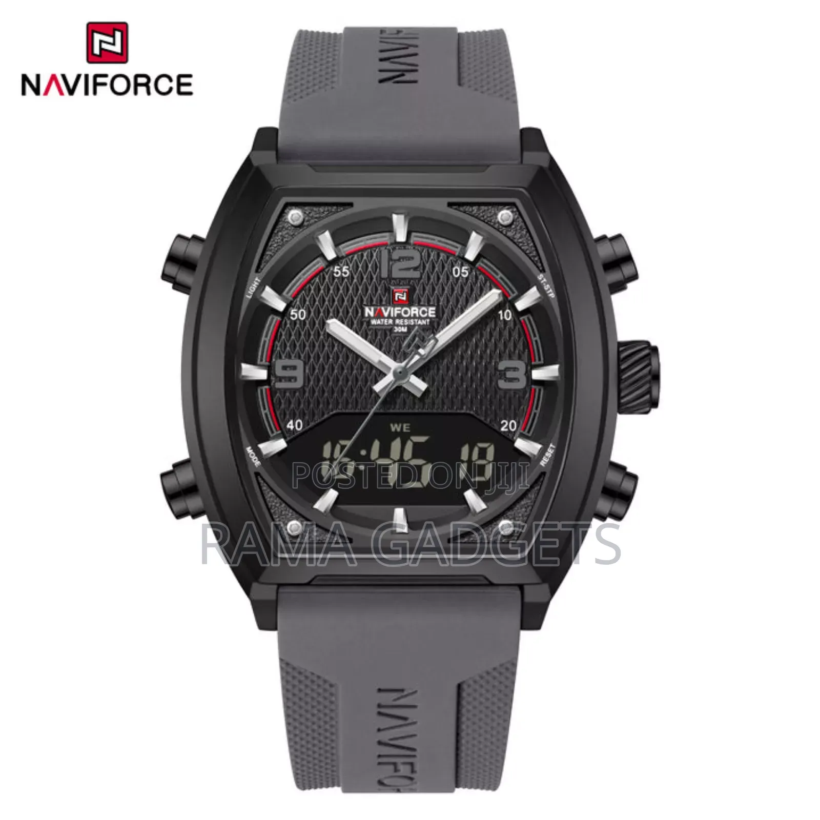 Naviforce Nf9242 Quartz + LCD Digital Watch