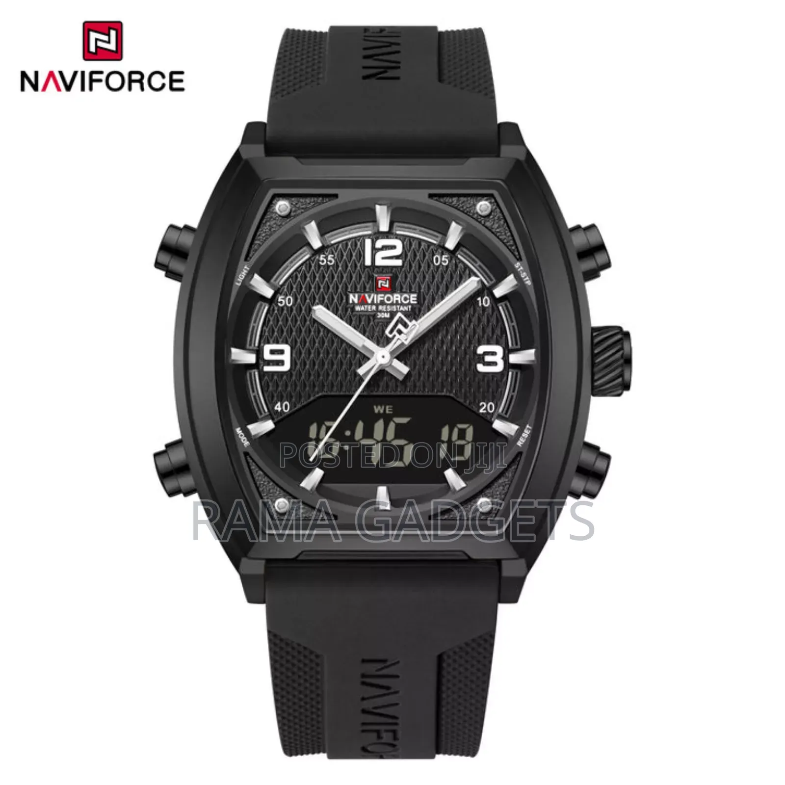 Naviforce Nf9242 Quartz + LCD Digital Watch
