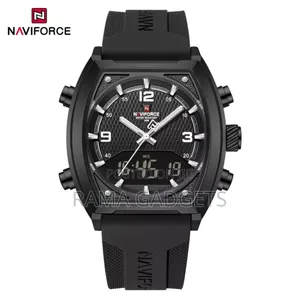 Naviforce Nf9242 Quartz + LCD Digital Watch