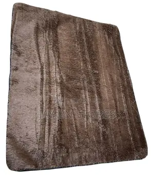 Dark Brown Fur Carpet Available