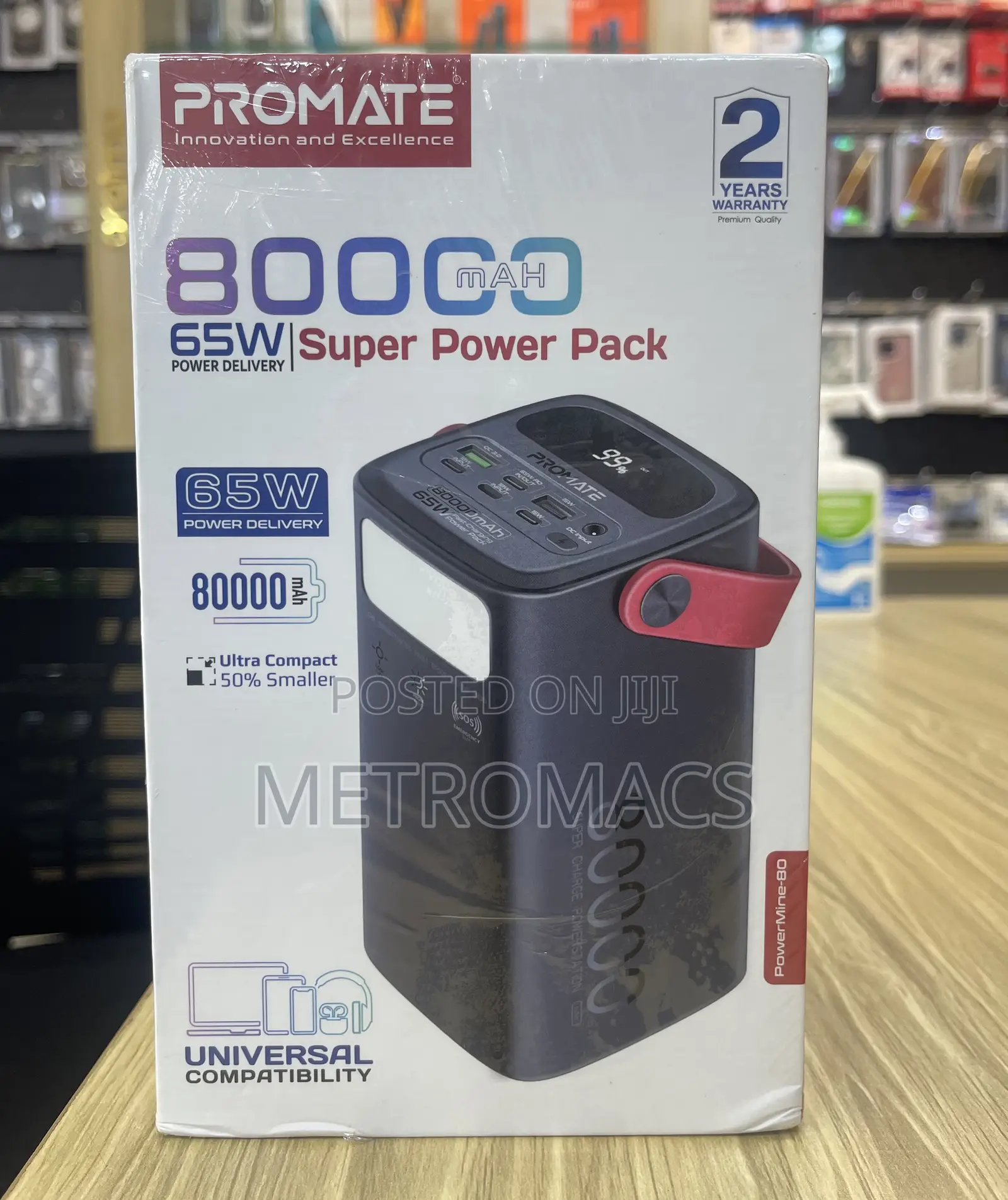 80,000mah Promate Super Power Bank