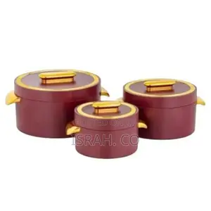 3 Pieces of Steel Hot Pot Plastic Bento Lunch Box Thermos