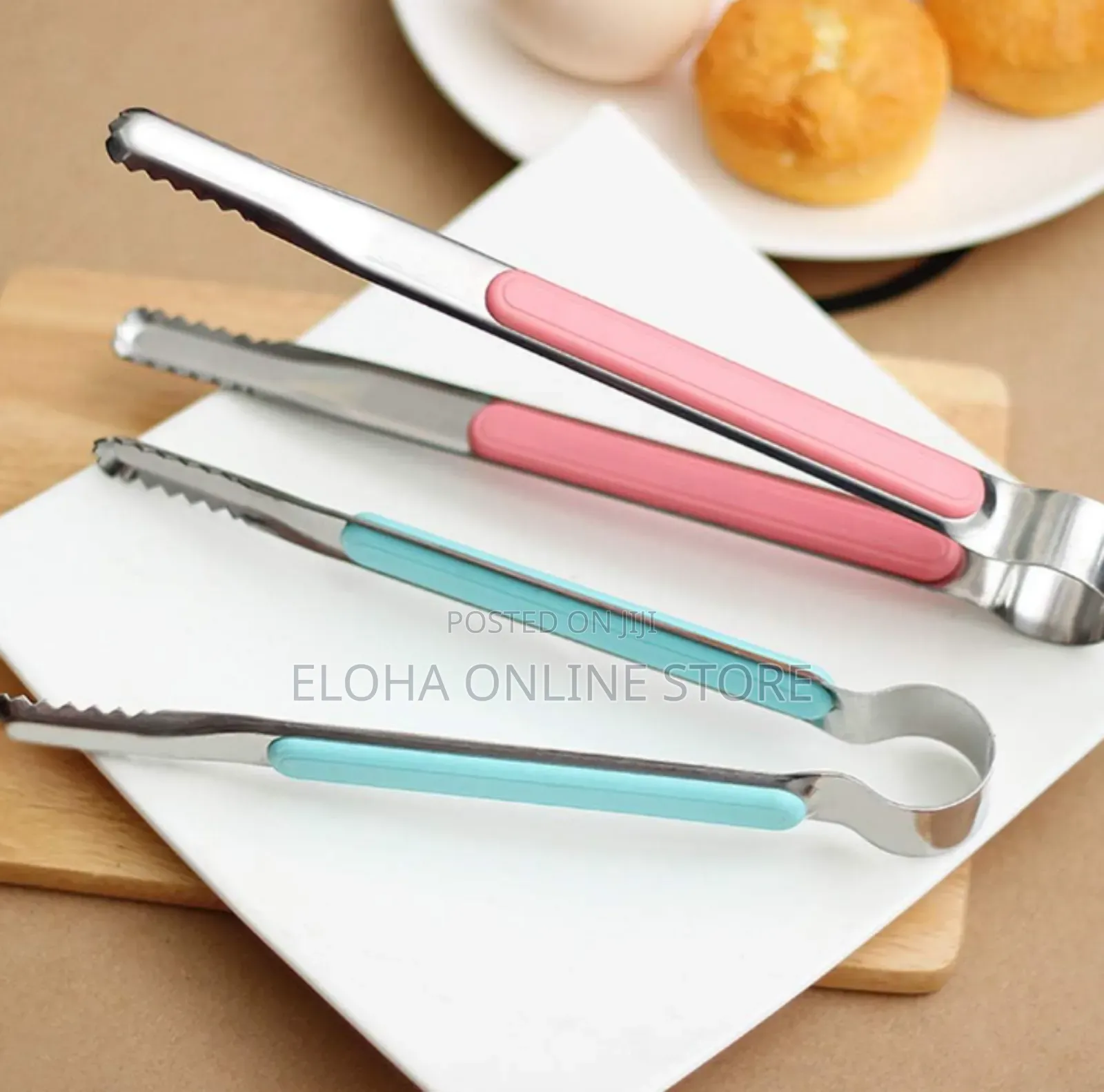 Stainless Steel Korean BBQ Tongs