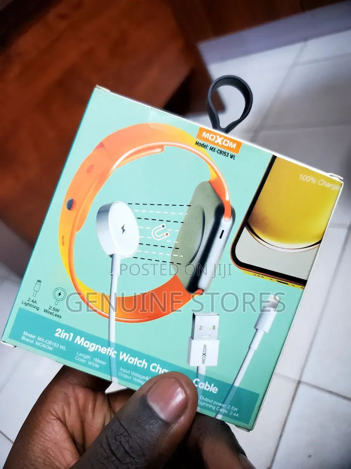 2 in 1 Charging Cable Usb, iPhone + Magnetic Watch Charger