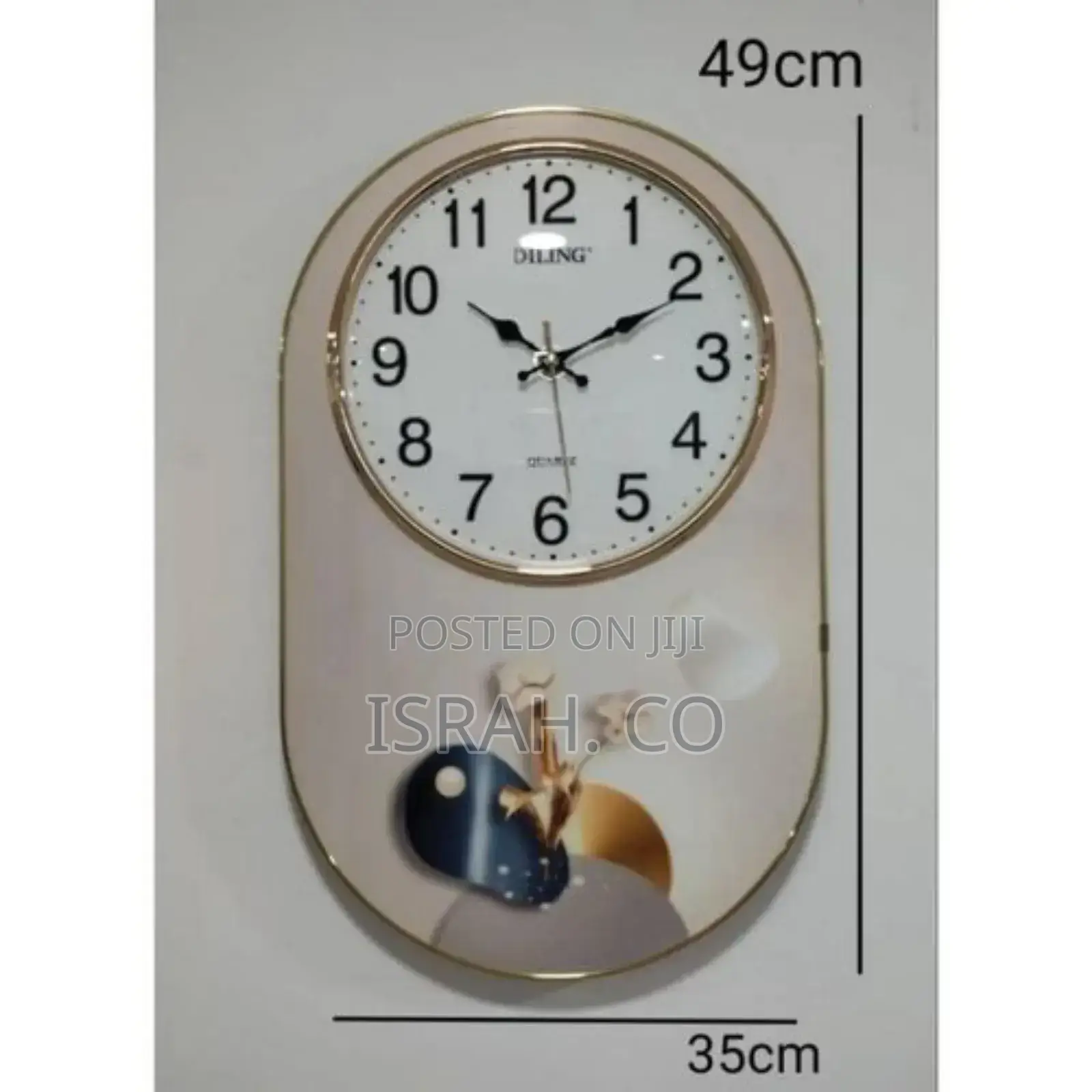 Diling Quiet Hours Analog Wall Clock - Beautiful