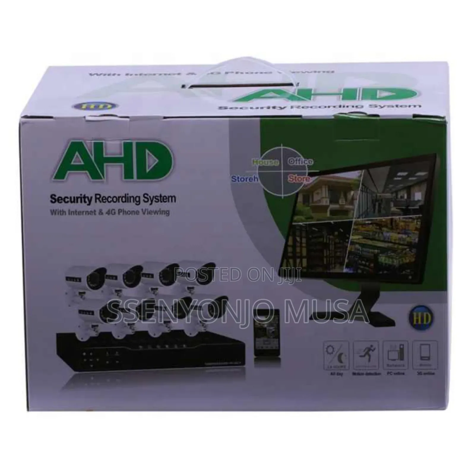 Ahd 8-Channel CCTV Security System - Internet and 5g Viewing