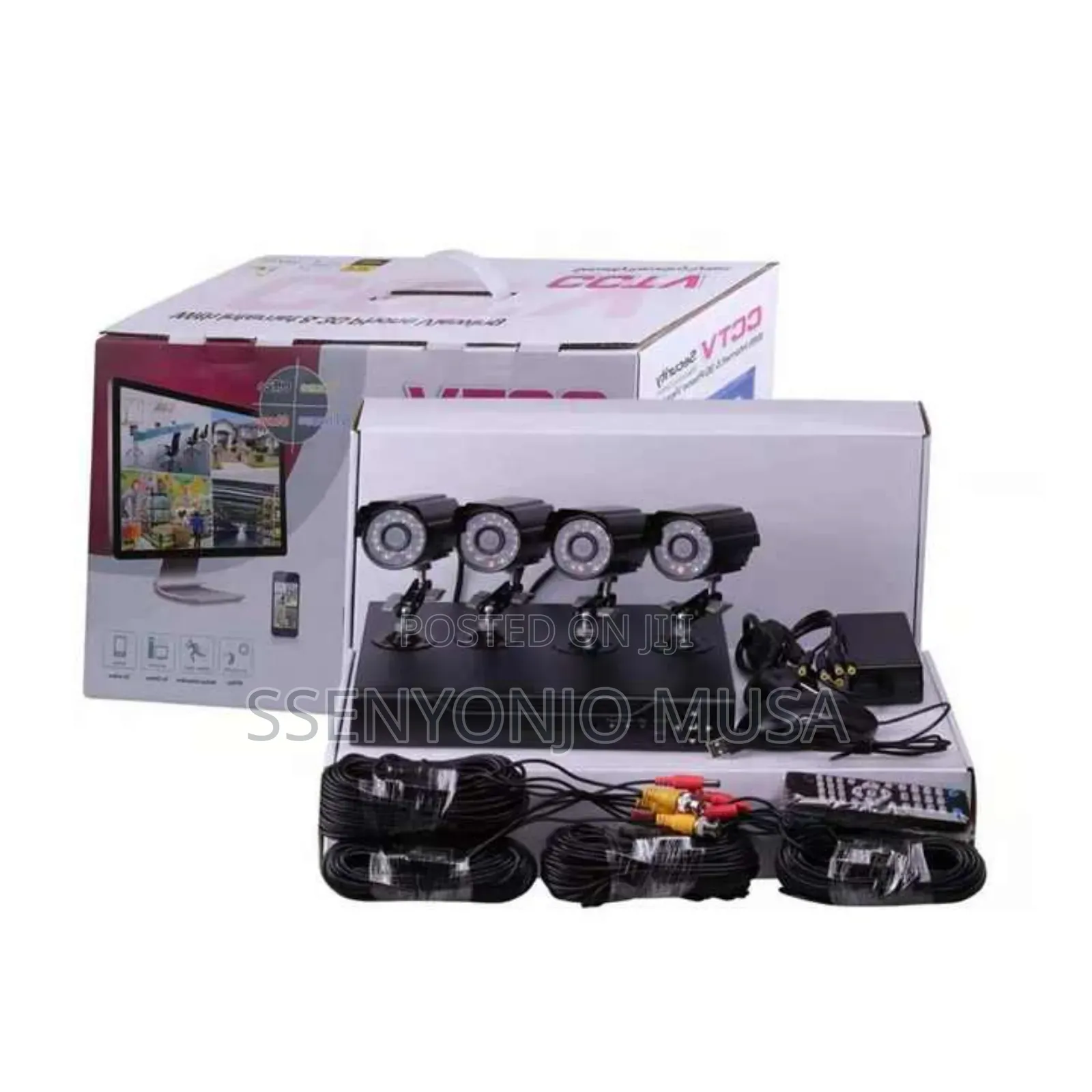 Ahd 8-Channel CCTV Security System - Internet and 5g Viewing