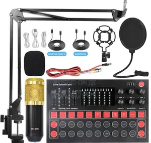 Photo - Audio Mixer Microphone Condenser Sound Card