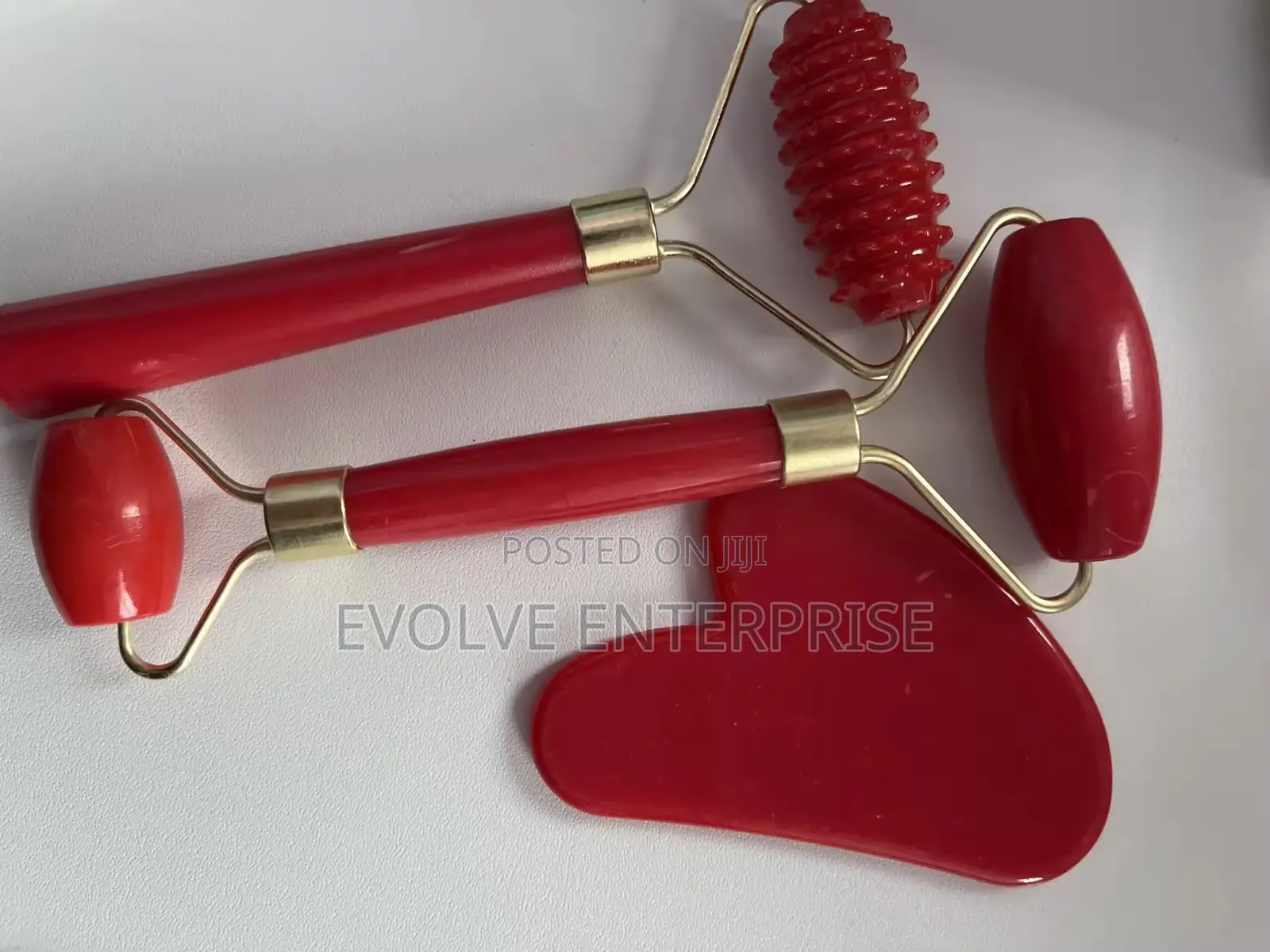 3pcs Resin Guasha Facial Massager Massage Roller