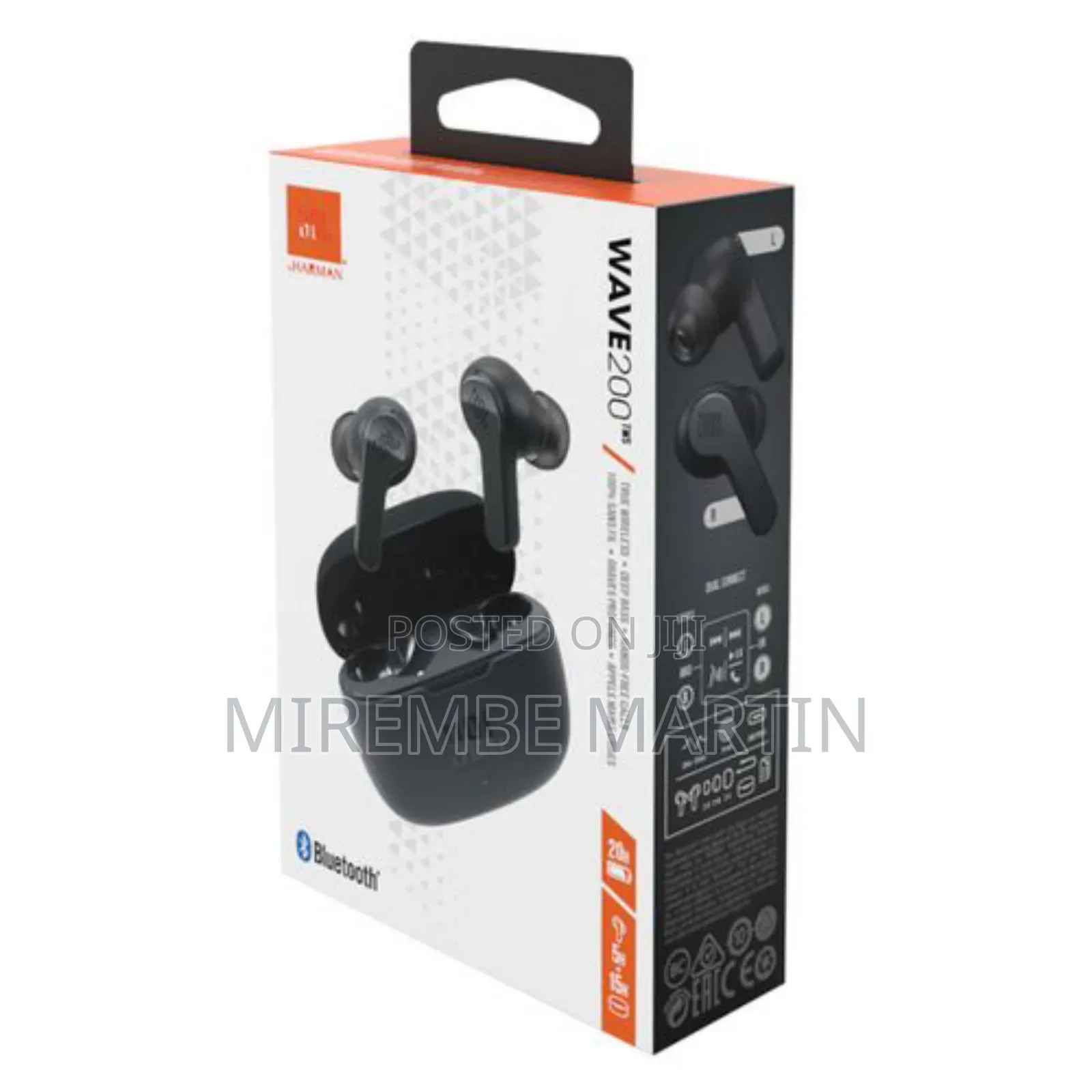 JBL Wave 200 TWS Wireless Earbuds Black