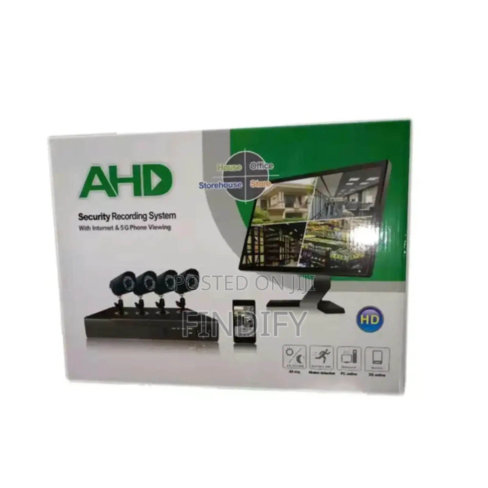 Adh 4ch 720p H.264 Night Vision CCTV
Ovr Kit Camera System