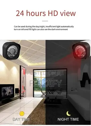 Adh 8ch CCTV Camera System 1080p DVR Camera Kit Smart