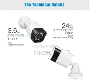 Adh 8ch CCTV Camera System 1080p DVR Camera Kit Smart