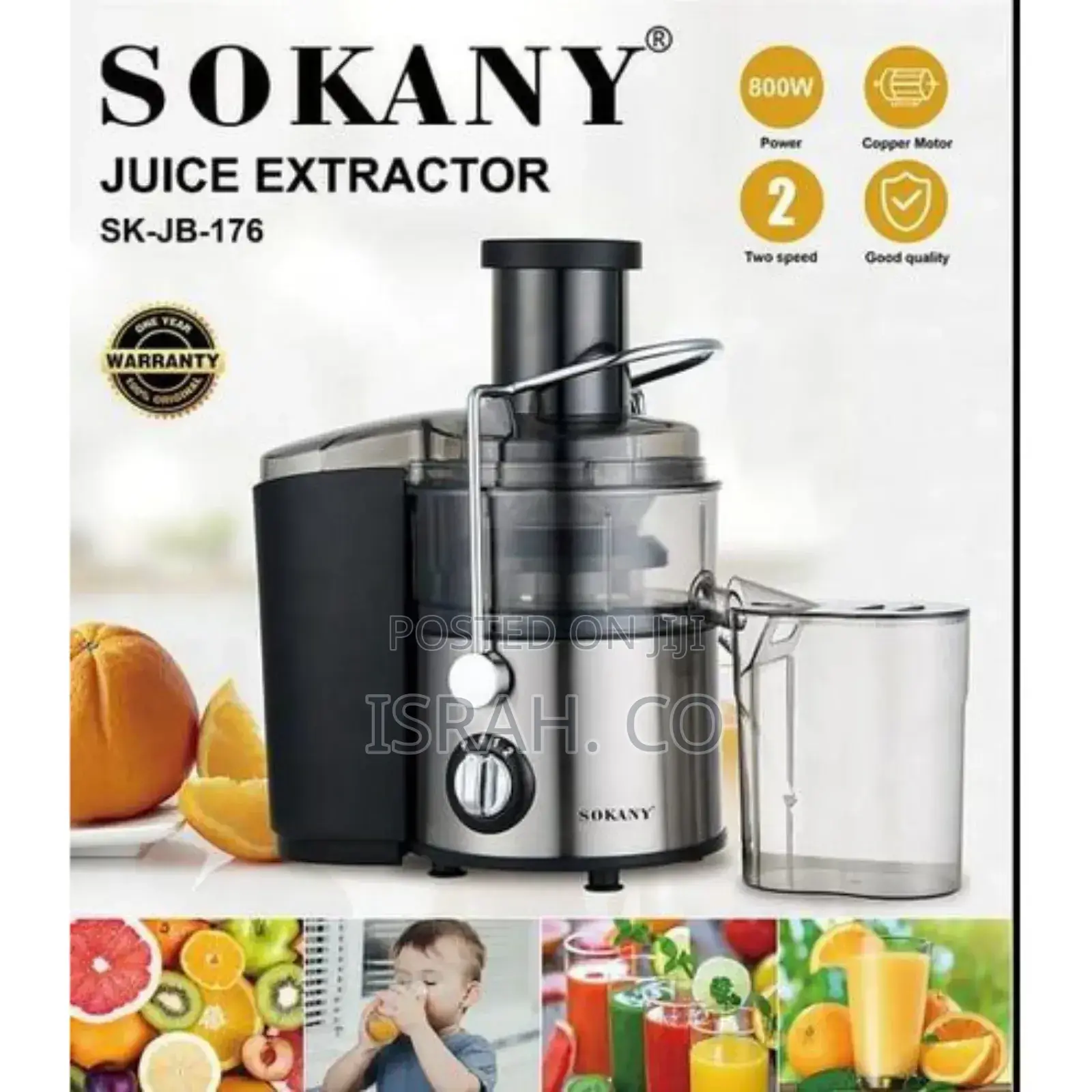 Sokany Commercial Slow Juicer and Blender Extractor