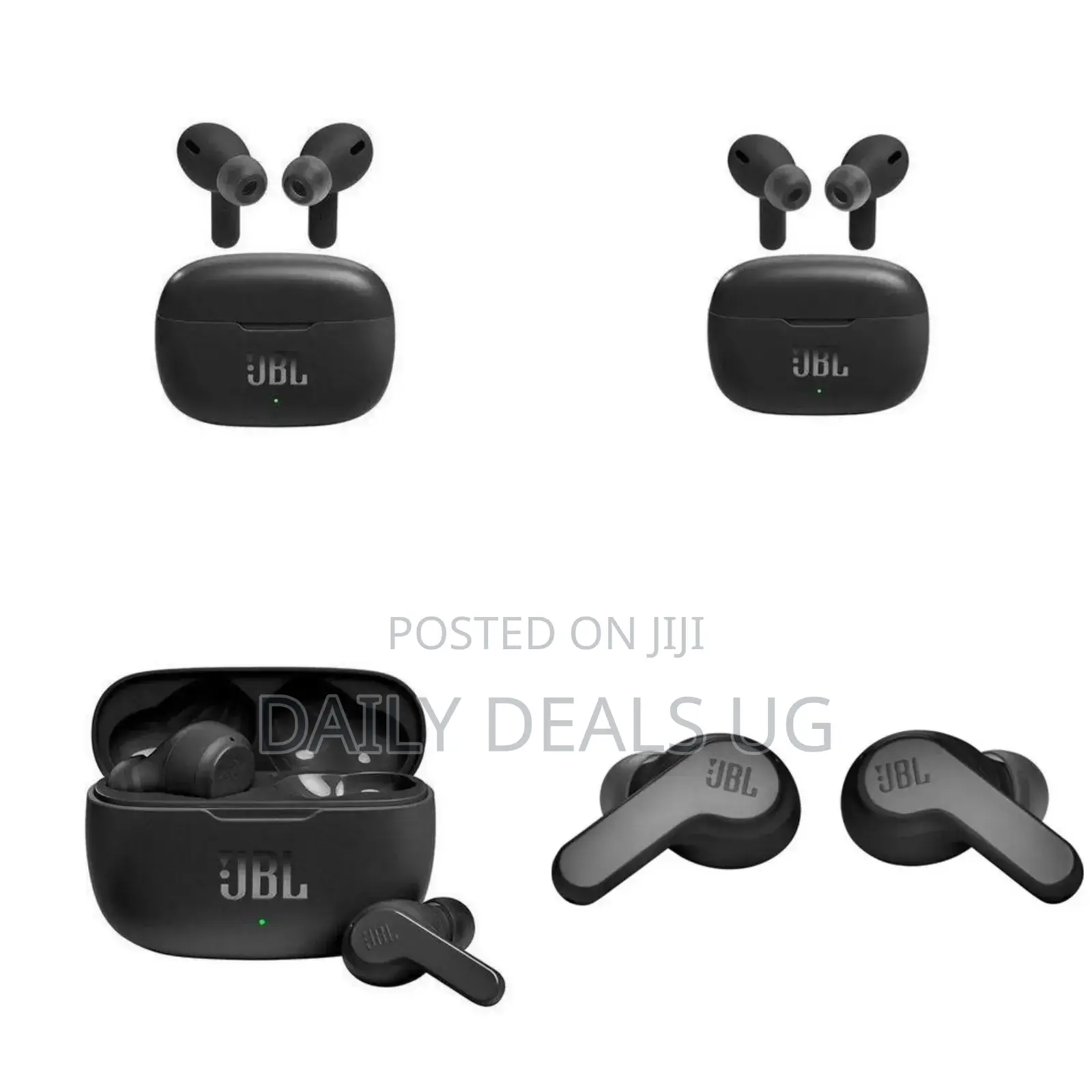 JBL Wave 200 TWS in-Ear Truly Earbuds With Mic, -Black