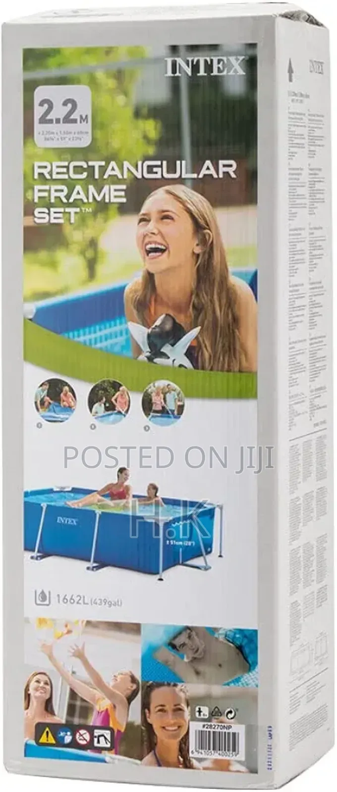 Rectangular Swimming Pool 2.2m