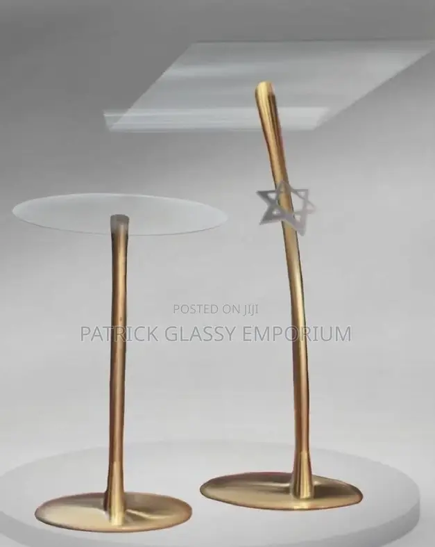 Glass and Metal Stand