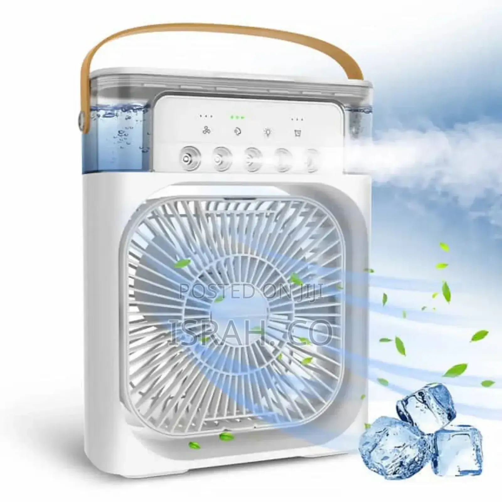 Mini Evaporative Air Cooler With 7 Colors Led Light, 1