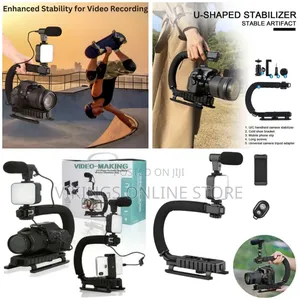 Handheld Vlog Stand Stabilizer Kit Phone Camera Recording
