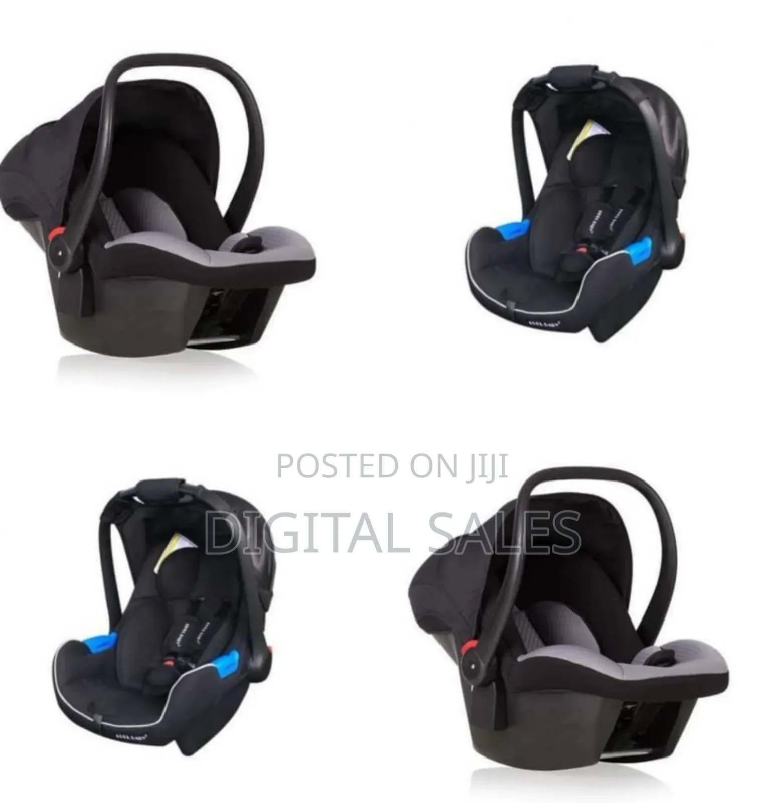 Toddlers/ Baby Car Seat -Black, Color and Design May Vary