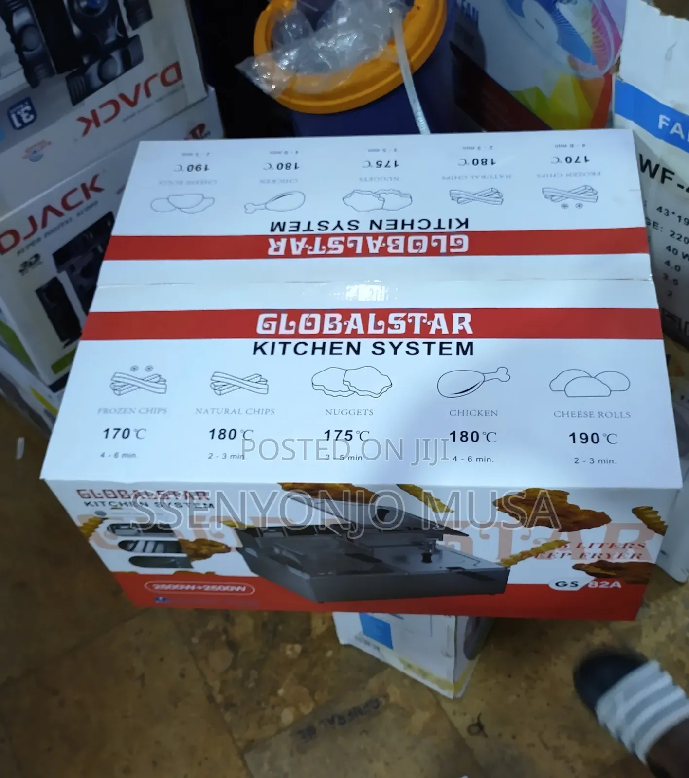 Globalstar Double Deep Fryer- 12l Capacity, 220-240v
