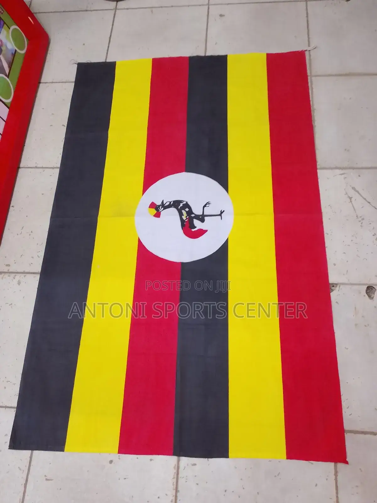 Cotton Material Uganda Flag