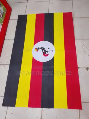 Cotton Material Uganda Flag