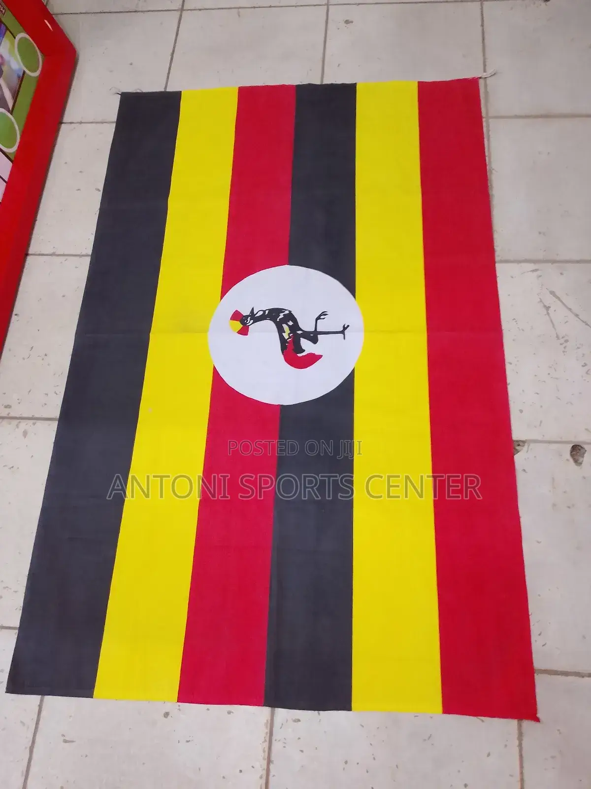 Cotton Material Uganda Flag