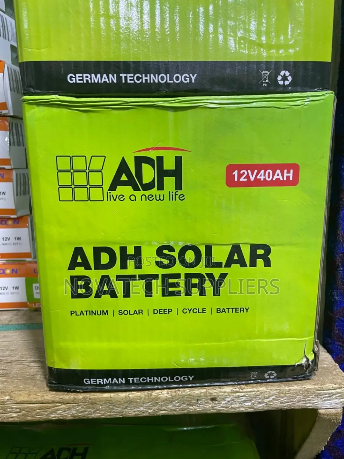 40ah German Technology Solar Powder Battery