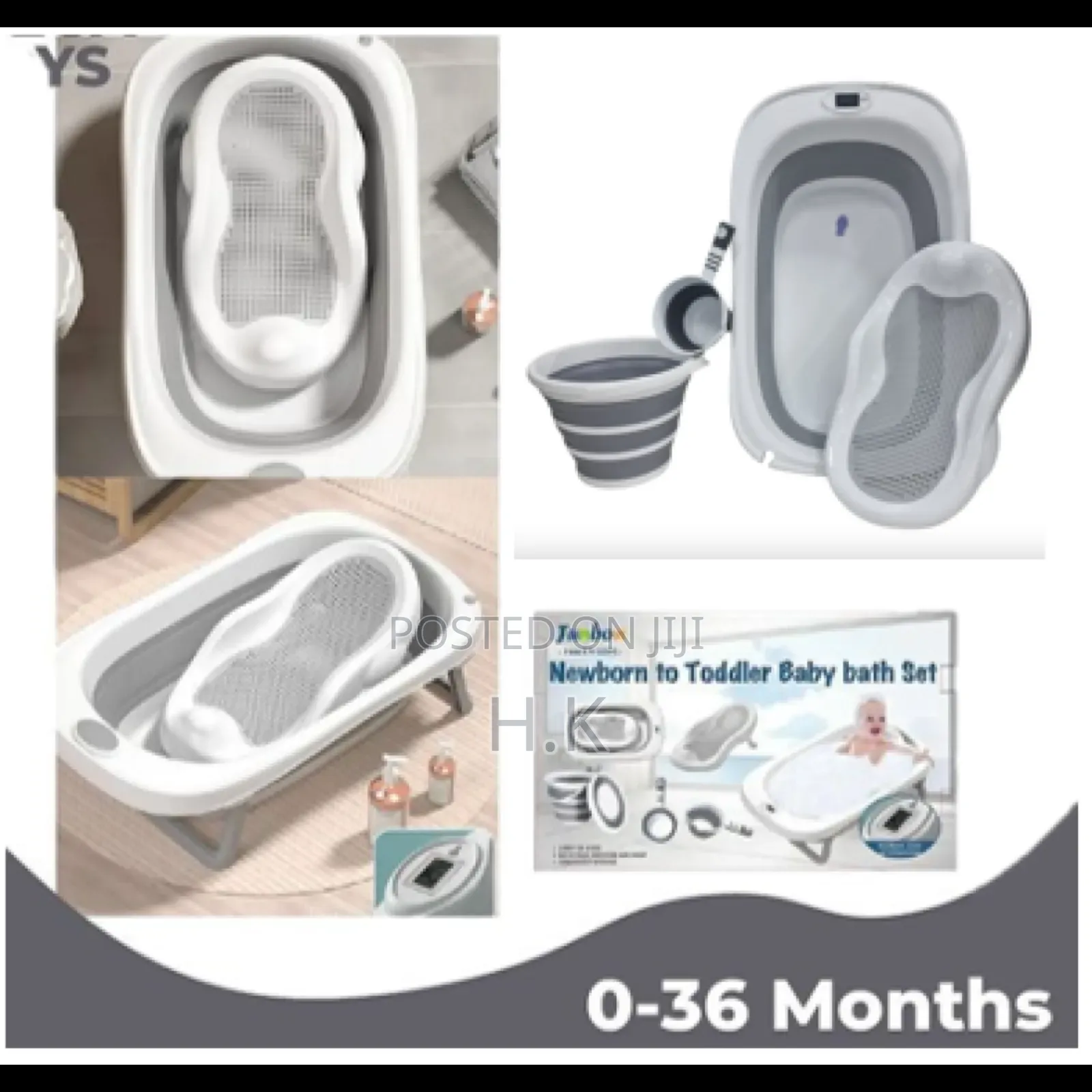 Happy Baby Newborn to Toddler Baby Bath Set