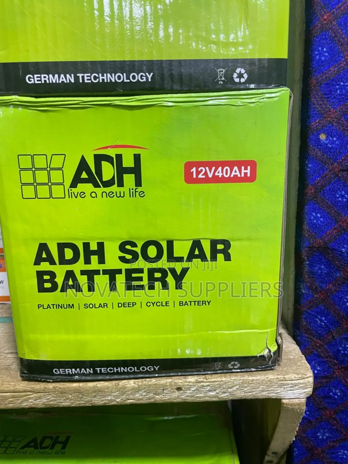 40ah Adh German Technology Solar Battery Zeph