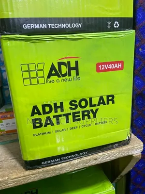 40ah Adh German Technology Solar Batteries Qwet