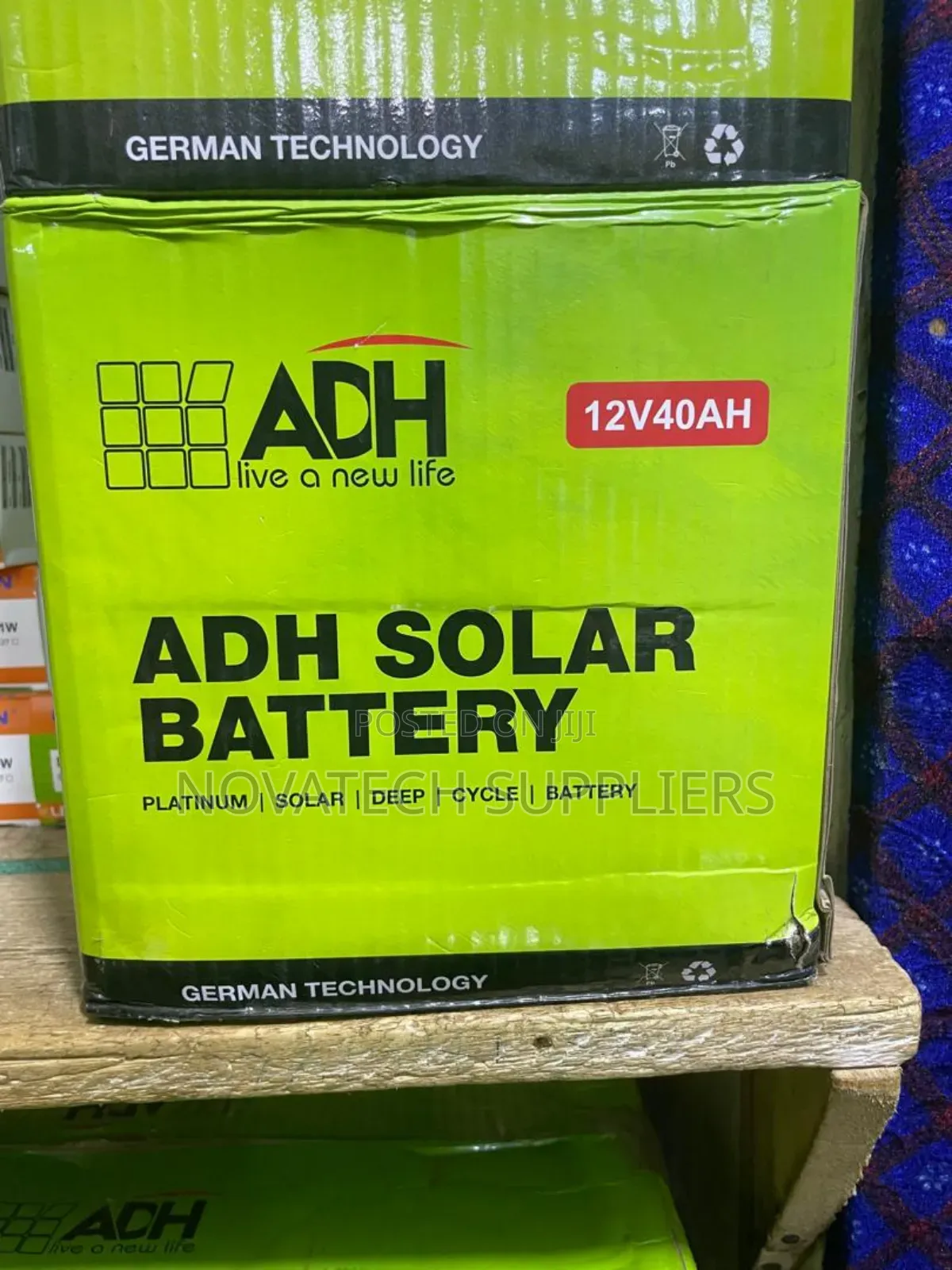 40ah Adh German Technology Solar Battery Sakn
