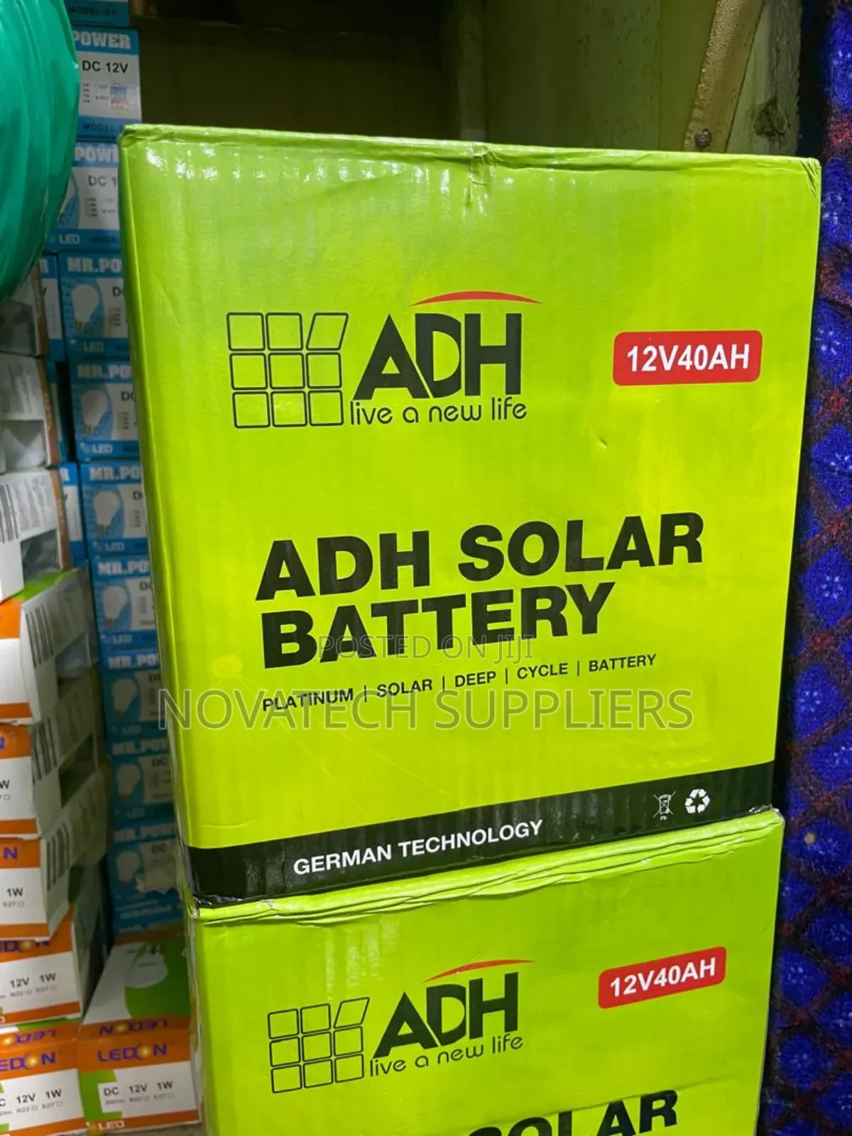 40ah Adh German Solar Powder Battery Fehn