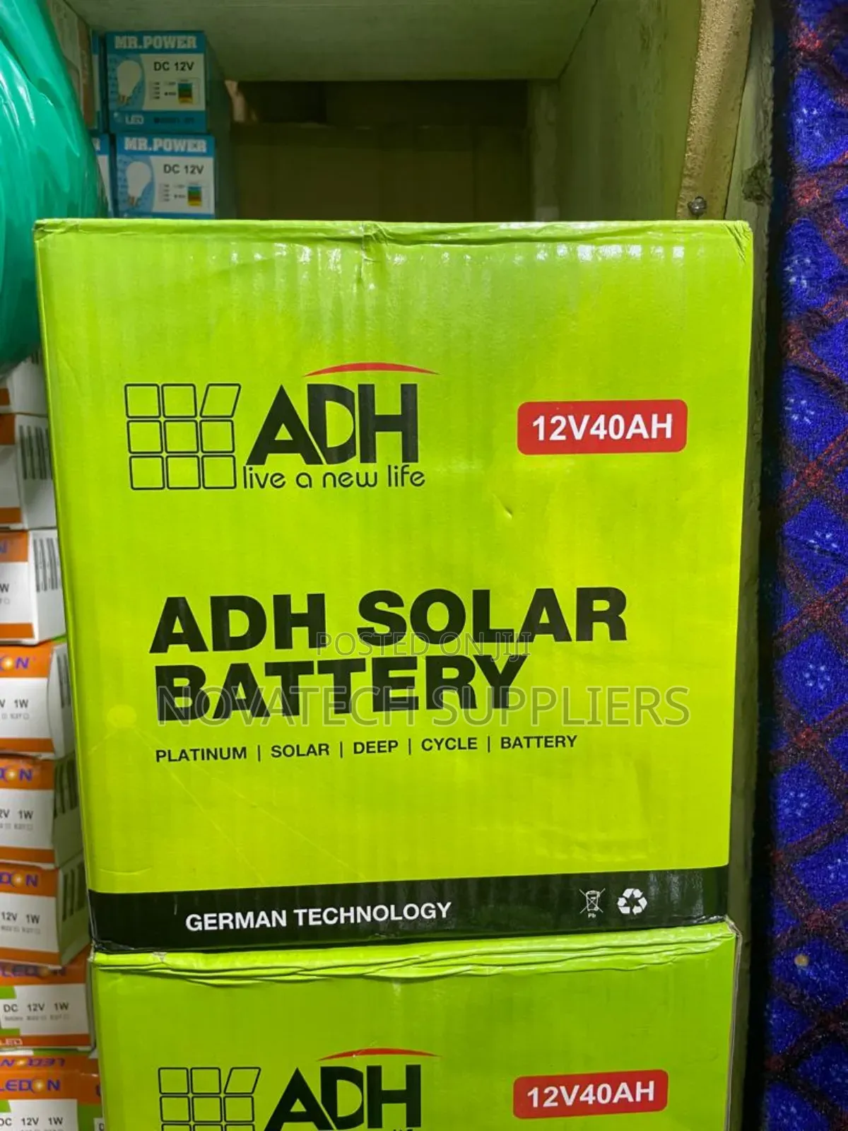 40ah Adh German Technology Solar Powder Battery Cask