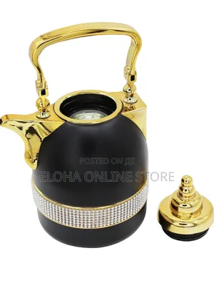 Classic Dallah Arabic Flask Set