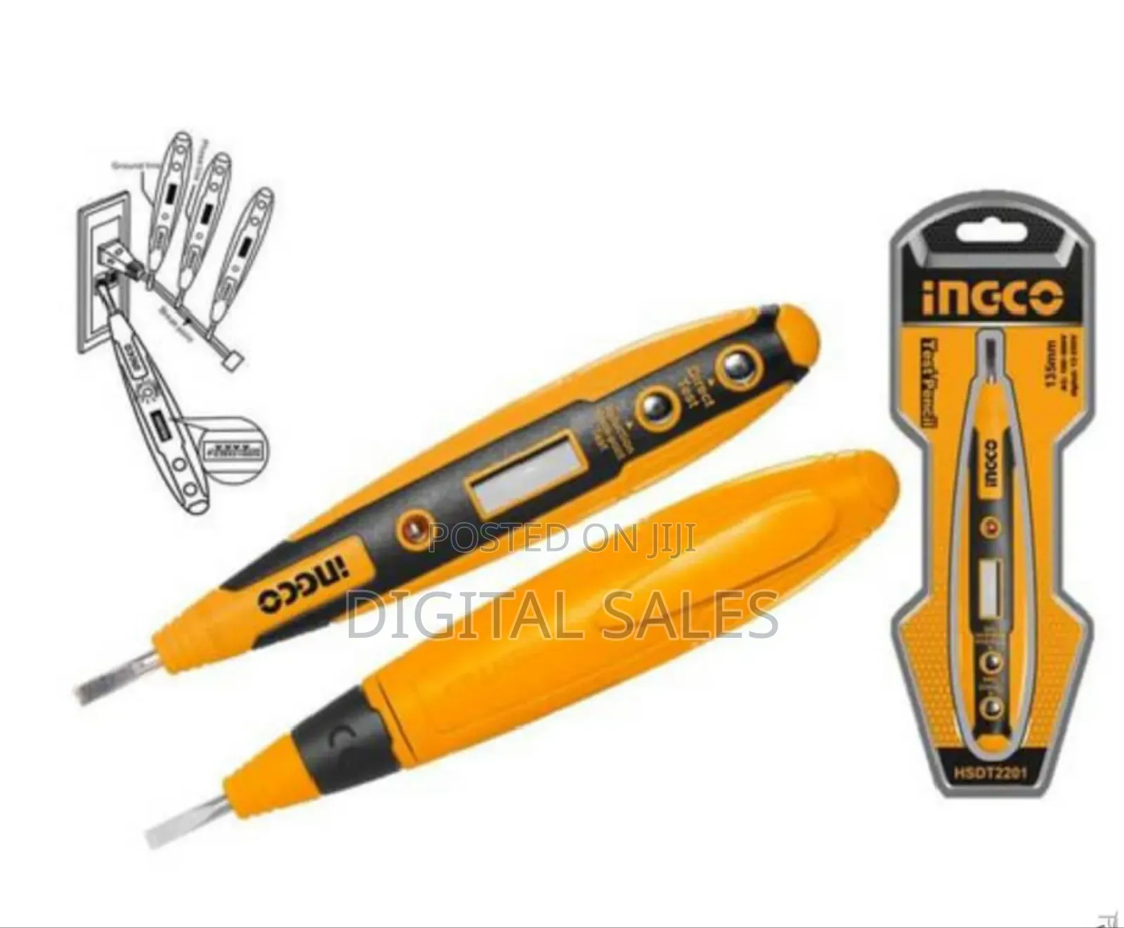 Ingco Digital Voltage Tester- Test Pencil