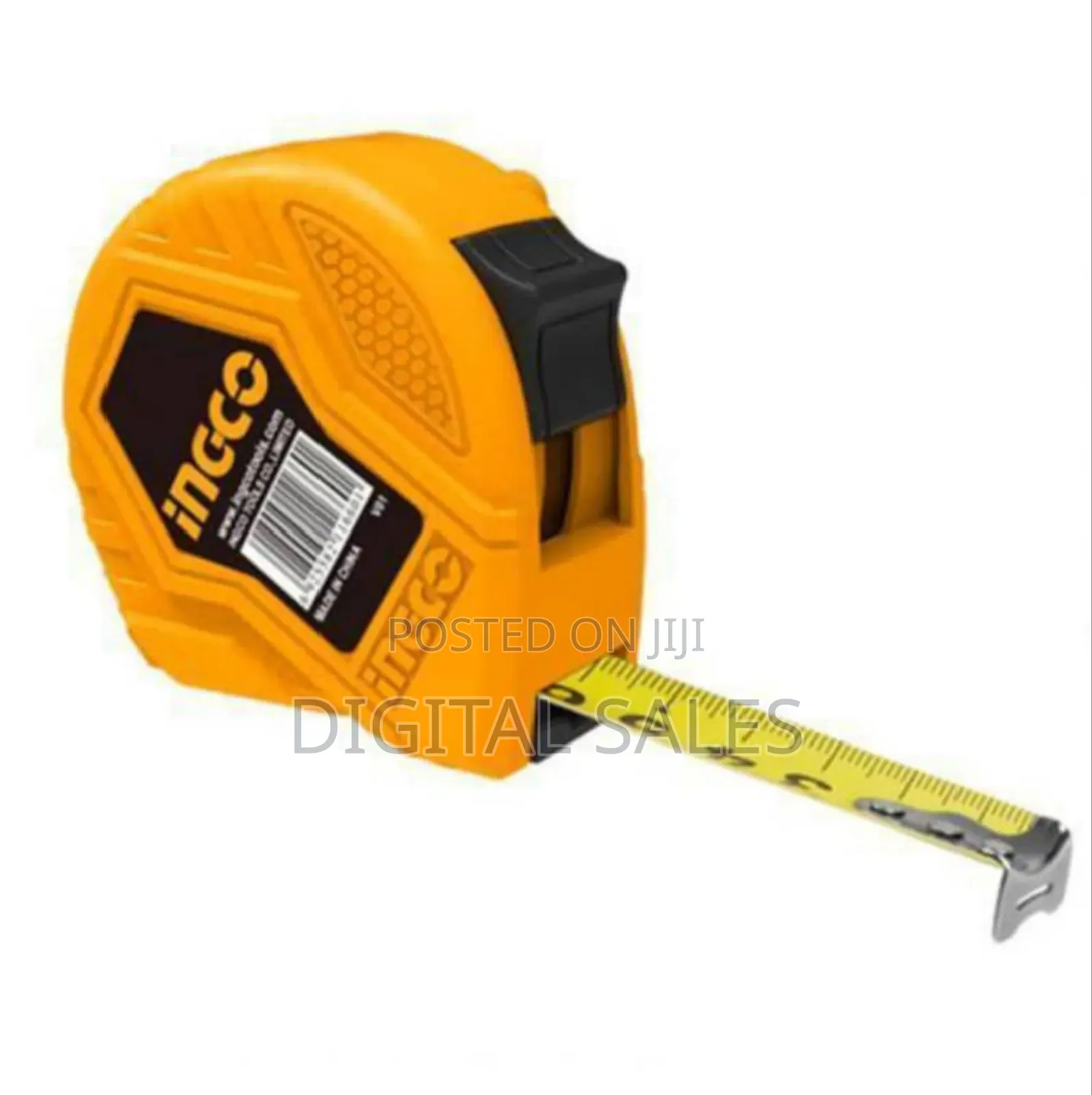 Ingco Hsmt0833 Ingco Steel Measuring Tape - Yellow