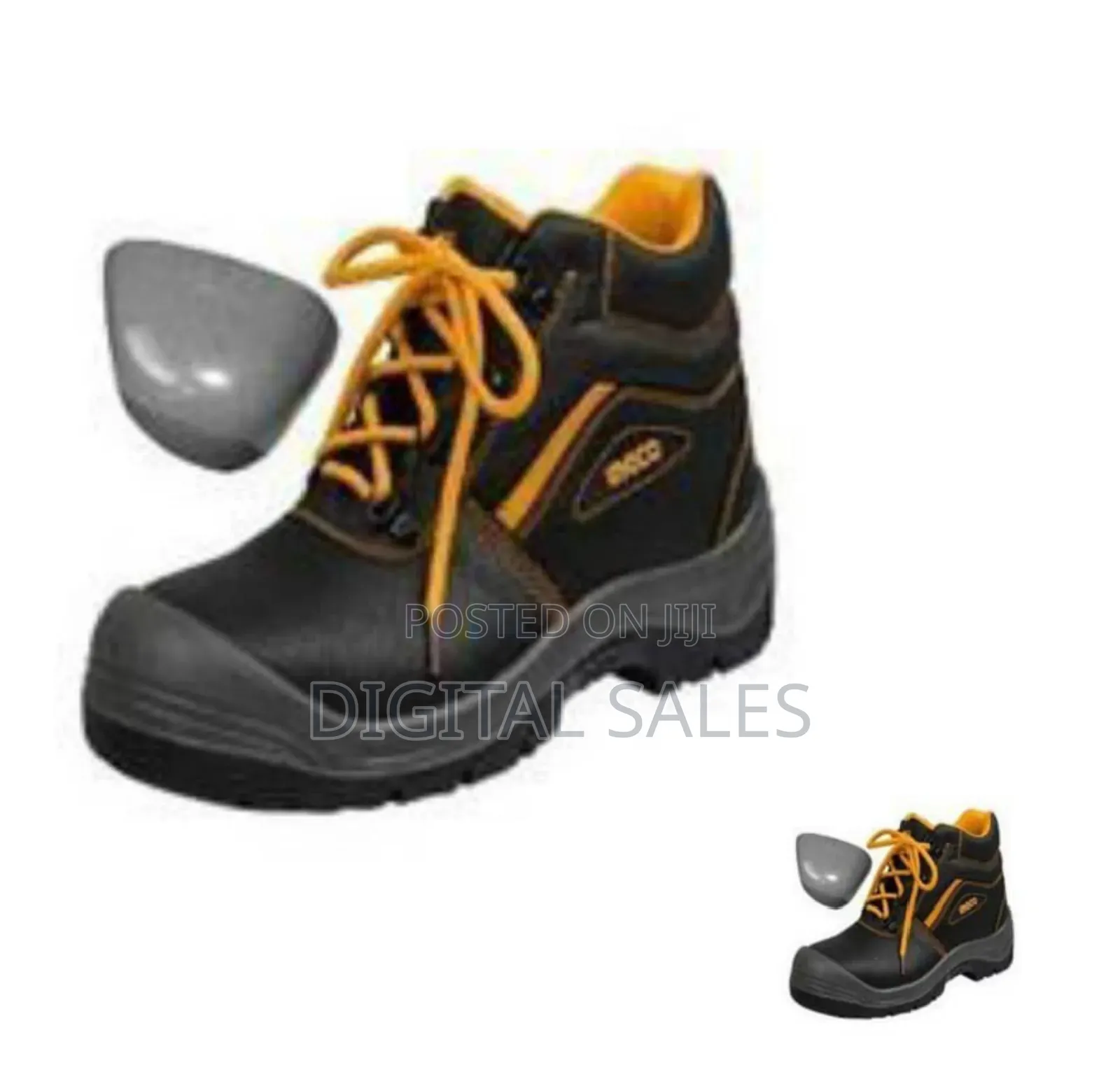 Ingco Hl-180 Safety Boots - Black
