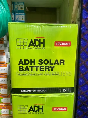 40ah German Technology Adh Solar Powder Battery Cuko