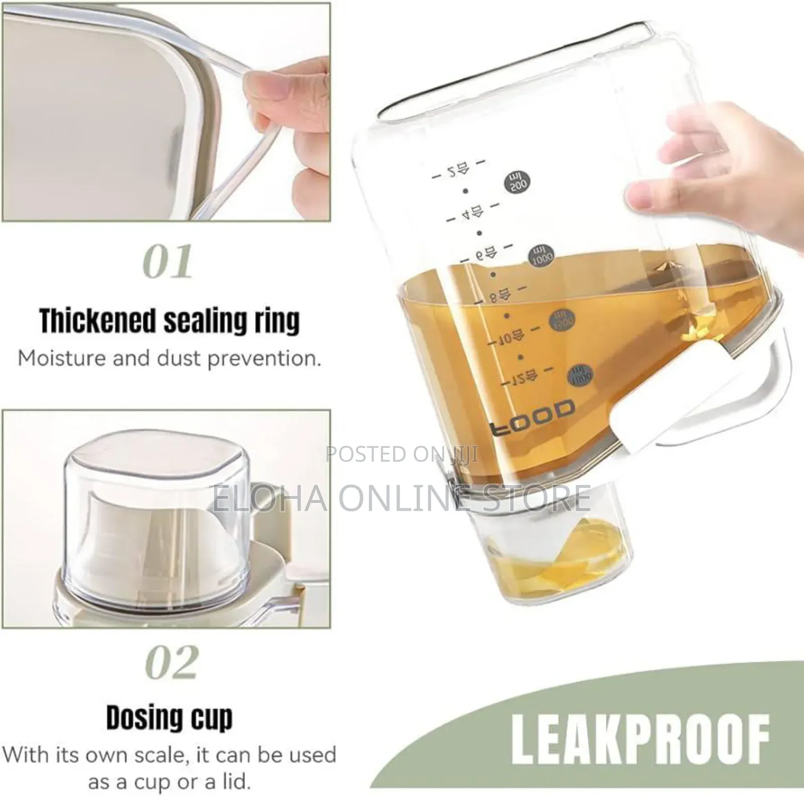 Acrylic Multi-Function Clear Sealed Food Containers