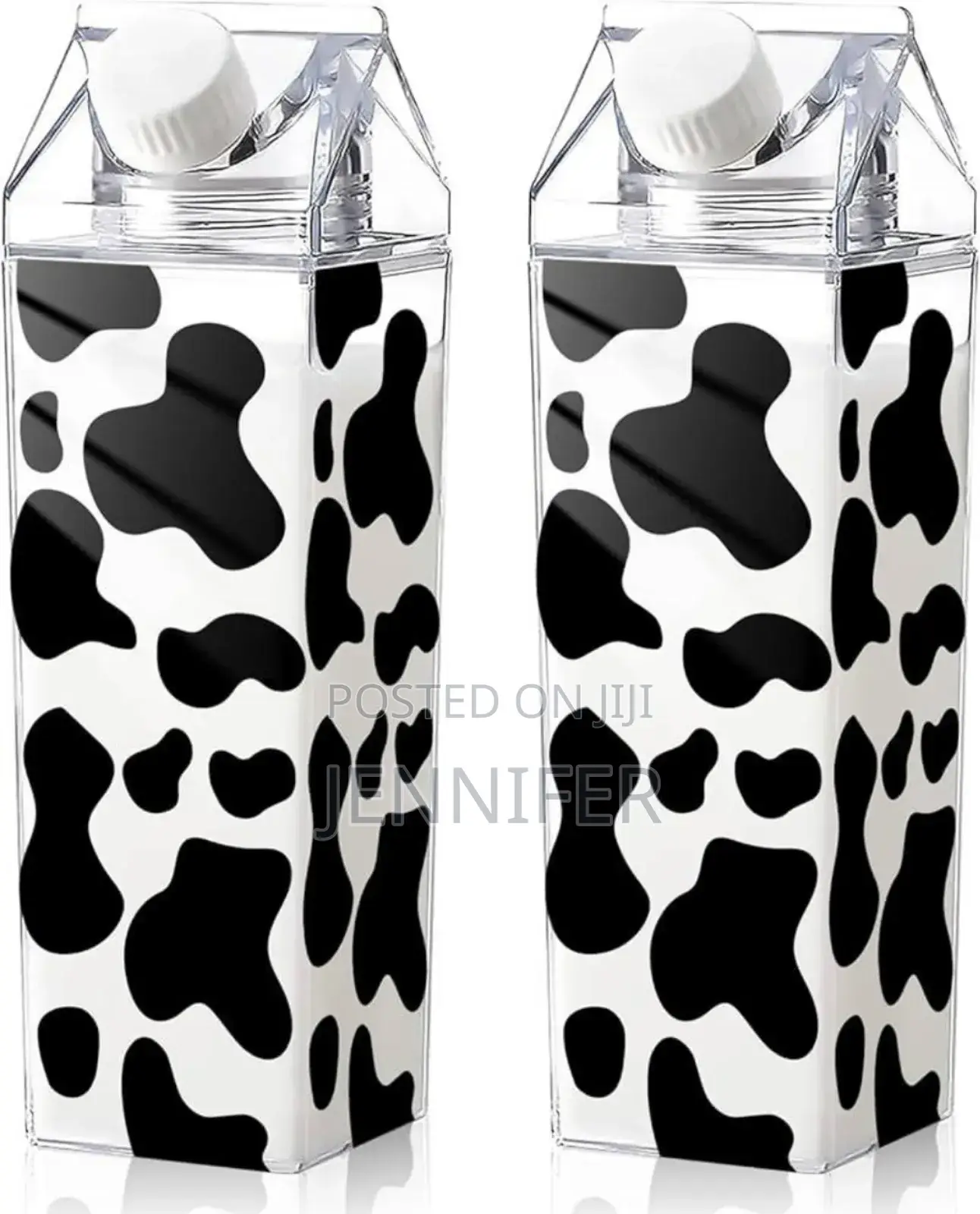 Cow Print Design Water Bottle 1 Litre