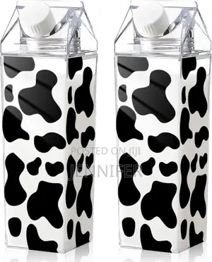 Cow Print Design Water Bottle 1 Litre