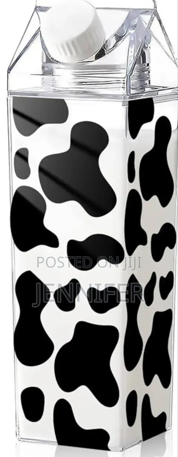 Cow Print Design Water Bottle 1 Litre