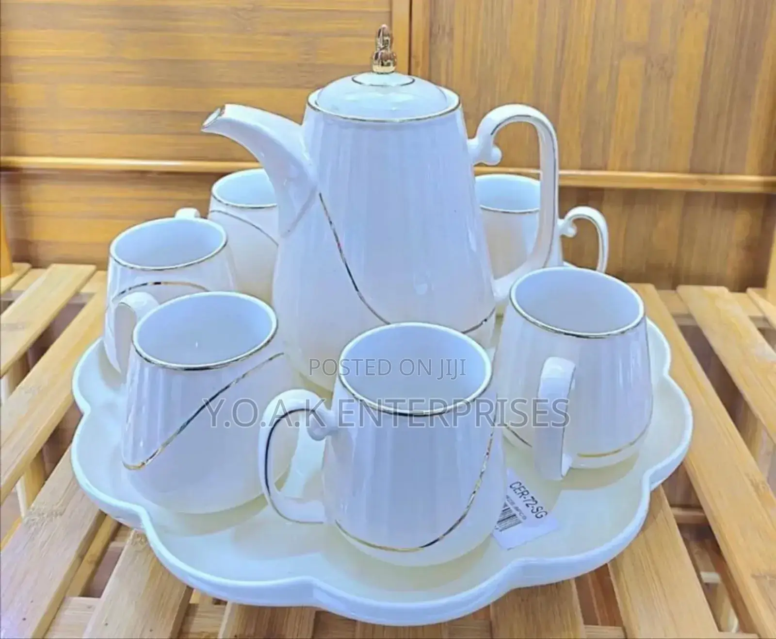 Ceramic Tea Set White