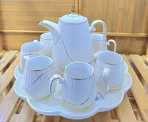 Ceramic Tea Set White