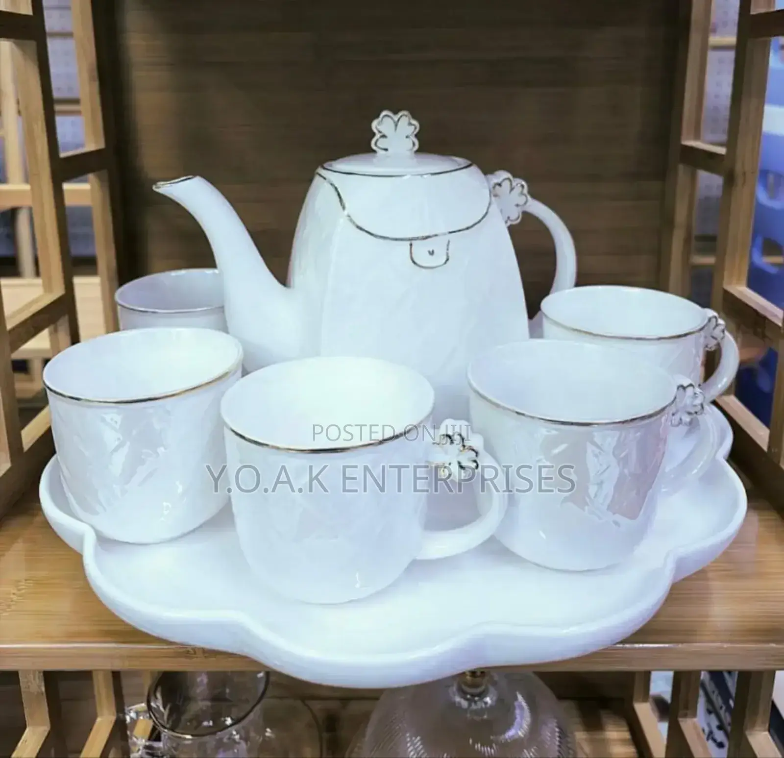 Ceramic Tea Set White