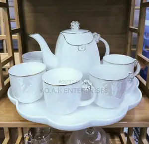 Ceramic Tea Set White