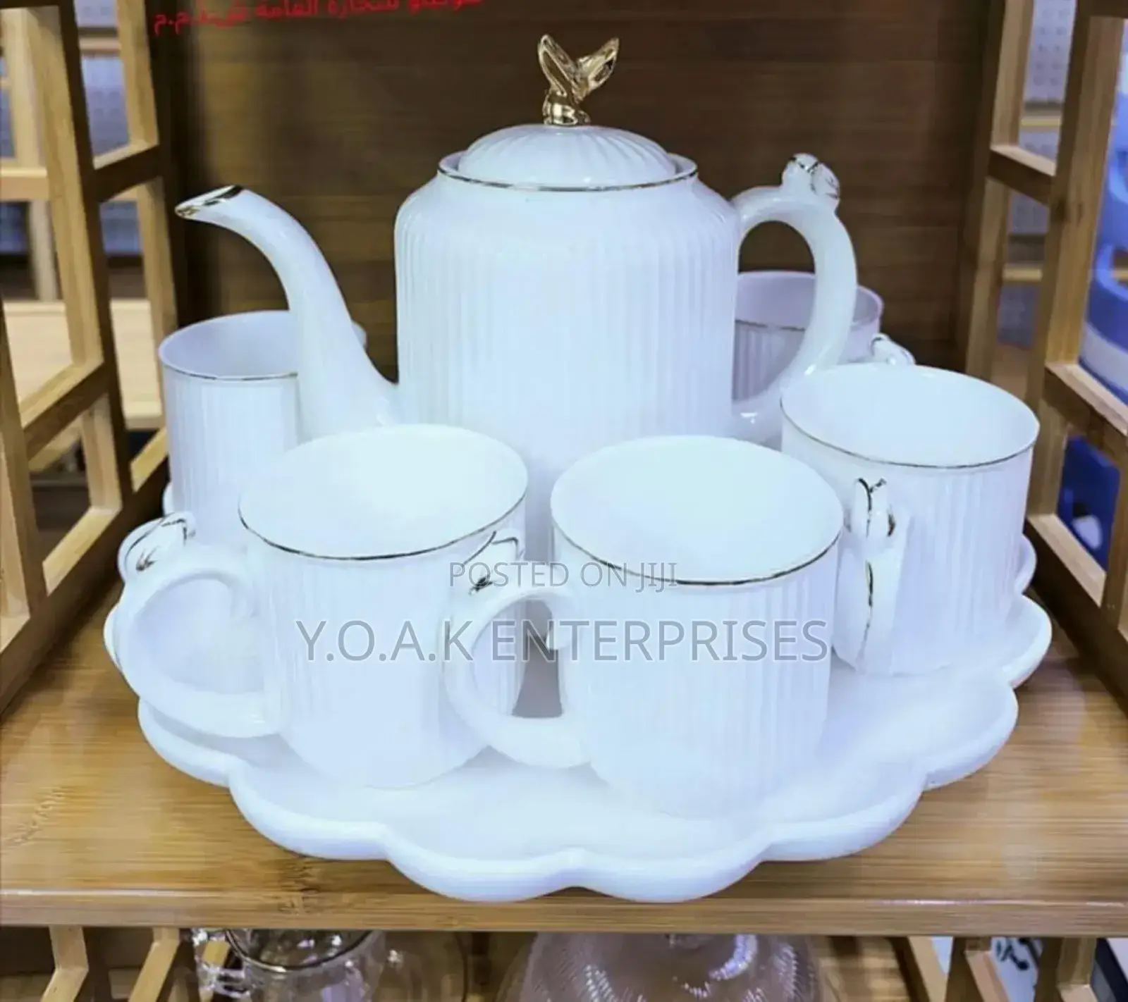 Ceramic Tea Set White