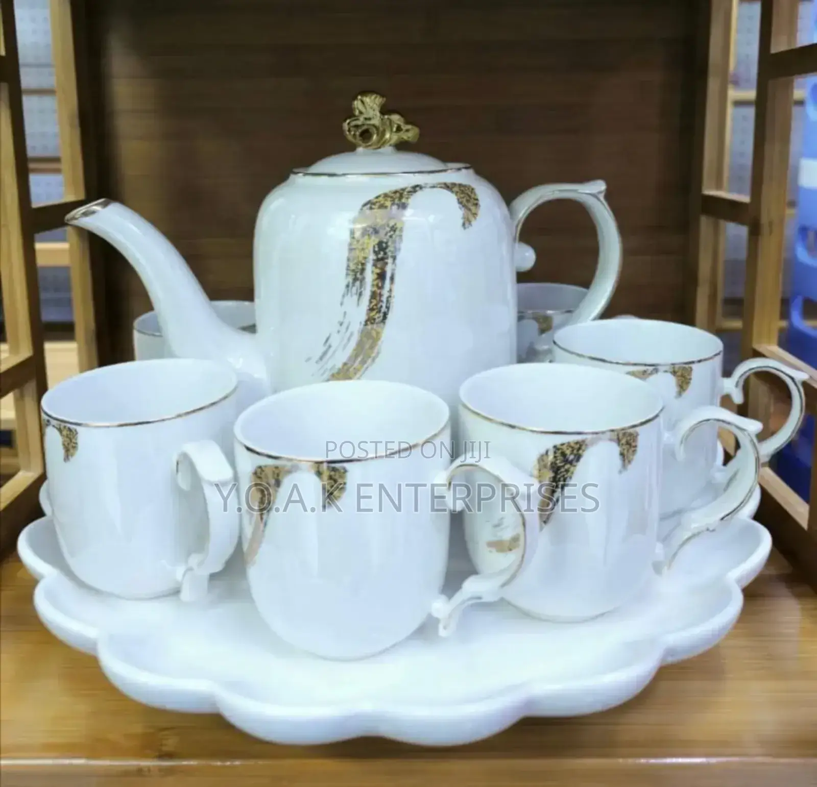 Ceramic Tea Set White